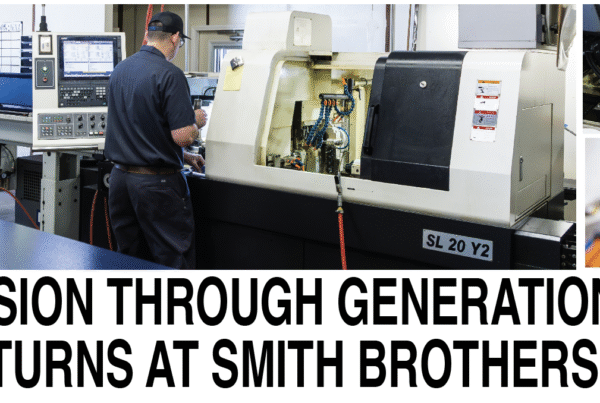 Smith Brothers love having an easy to remove and install guide bushing on their GenTurn Swiss machines. Juan is reinstalling the guide bushing as part of the switchover to run a Swiss medical part on both the GenTurn SL20Y2 Swiss turning centers.